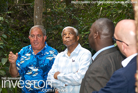 Pericles Maillis conducts tour of the Primeval Forest National Park for government officials
