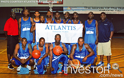 The Atlantis Paradise Island basketball team