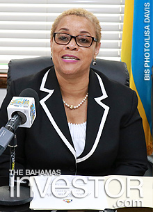 Minister of Financial Services and Local Government Hope Strachan