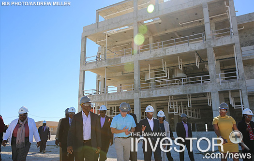 Prime Minister Hubert Minnis tours  PharmaChem’s $180 million expansion