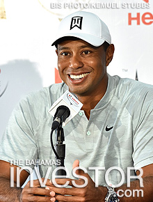 Tiger Woods hosts Hero World Challenge press event
